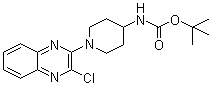 CAS 登录号：939986-90-0, N-[1-(3-氯-2-喹喔啉基)-4-哌啶基]氨基甲酸叔丁酯