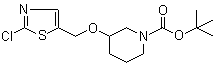 CAS 登录号：939986-94-4, 3-[(2-氯-5-噻唑基)甲氧基]-1-哌啶甲酸叔丁酯