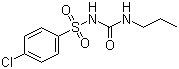 氯磺丙脲分子结构 (CAS 94-20-2)