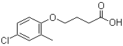 structure of CAS# 94-81-5, 2-Methyl-4-chlorophenoxybutyric acid