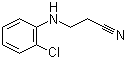 CAS # 94-89-3, 3-[(2-Chlorophenyl)amino]propanenitrile