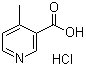 4-Methylnicotinic acid hydrochloride molecular structure (CAS 94015-05-1)