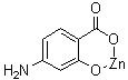 4-氨基-2-羟基苯甲酸锌络合物分子结构 (CAS 94022-09-0)