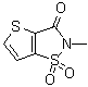 CAS # 94040-09-2, 2-Methylthieno[2,3-d]isothiazol-3(2H)-one 1,1-dioxide