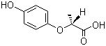 structure of CAS# 94050-90-5, (R)-(+)-2-(4-Hydroxyphenoxy)propionic acid