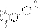CAS 登录号：940860-26-4, 1-(3-三氟甲基-4-硝基苯基)-4-乙酰基哌嗪