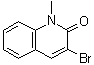 CAS # 941-91-3, 3-Bromo-1-methyl-2(1H)-quinolinone, 3-Bromo-1-methylcarbostyril, NSC 108475
