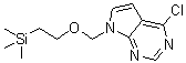 structure of CAS# 941685-26-3, 4-Chloro-7-[[2-(trimethylsilyl)ethoxy]methyl]-7H-pyrrolo[2,3-d]pyrimidine