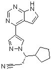 structure of CAS# 941685-37-6, S-Ruxolitinib