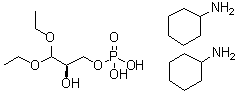 CAS 登录号：94200-60-9, (R)-3,3-二乙氧基-1,2-丙二醇 1-(磷酸二氢酯)二(环己胺)盐