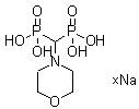 CAS 登录号：94200-61-0, (4-吗啉基亚甲基)二膦酸钠盐