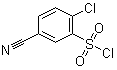 structure of CAS# 942199-56-6, 2-Chloro-5-cyanobenzenesulfonyl chloride