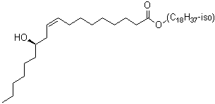 CAS 登录号：94247-03-7, (9Z,12R)-12-羟基-9-十八碳烯酸异十八烷基酯