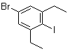 5-Bromo-1,3-diethyl-2-iodobenzene molecular structure (CAS 942475-12-9)