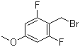 structure of CAS# 94278-68-9, 2,6-Difluoro-4-methoxybenzyl bromide
