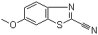 structure of CAS# 943-03-3, 2-氰基-6-甲氧基苯并噻唑