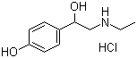 structure of CAS# 943-17-9, Etilefrine hydrochloride