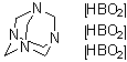CAS # 94313-53-8, 1,3,5,7-Tetraazatricyclo[3.3.1.1(3,7)]decane, compd. with boric acid (HBO2) (1:3)