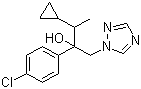 Cyproconazole molecular structure (CAS 94361-06-5)