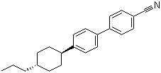 4'-(trans-4-Propylcyclohexyl)-[1,1'-biphenyl]-4-carbonitrile molecular structure (CAS 94412-40-5)