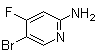 2-Amino-5-bromo-4-fluoropyridine molecular structure (CAS 944401-69-8)