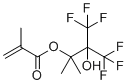 Methacrylic acid 3,3,3-trifluoro-2-hydroxy-1,1-dimethyl-2-(trifluoromethyl)propyl ester molecular structure (CAS 944480-10-8)