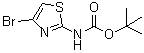structure of CAS# 944804-88-0, tert-Butyl (4-bromothiazol-2-yl)carbamate