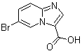 structure of CAS# 944896-42-8, 6-溴咪唑并[1,2-a]吡啶-3-羧酸