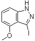 structure of CAS# 944898-81-1, 3-Iodo-4-methoxy-1H-indazole