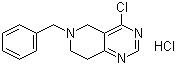 6-Benzyl-4-chloro-5,6,7,8-tetrahydropyrido[4,3-d]pyrimidine hydrochloride molecular structure (CAS 944902-64-1)