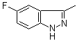 structure of CAS# 945265-03-2, 5-Fluoro-3-methyl-1H-indazole