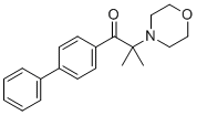 CAS # 94576-68-8, 1-(1,1'-Biphenyl)-4-yl-2-methyl-2-(4-morpholinyl)-1-propanone, 2-methyl-2-morpholin-4-yl-1-(4-phenylphenyl)propan-1-one
