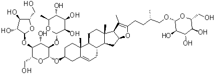 Parisyunnanoside B分子结构 (CAS 945865-37-2)
