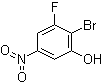 2-溴-3-氟-5-硝基苯酚分子结构 (CAS 945971-14-2)