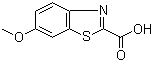 structure of CAS# 946-13-4, 6-Methoxy-2-benzothiazolecarboxylic acid