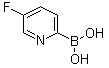 structure of CAS# 946002-10-4, (5-Fluoropyridin-2-yl)boronic acid
