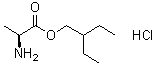 CAS 登录号：946511-97-3, (S)-2-氨基丙酸 2-乙基丁基酯盐酸盐