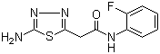 CAS # 946774-26-1, 5-Amino-N-(2-fluorophenyl)-1,3,4-thiadiazole-2-acetamide