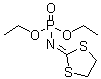 structure of CAS# 947-02-4, 2-[Diethoxyphosphinylimino]-1,3-dithiolane