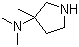 N,N,3-Trimethylpyrrolidin-3-amine molecular structure (CAS 947149-88-4)