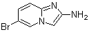 structure of CAS# 947248-52-4, 6-Bromoimidazo[1,2-a]pyridin-2-amine