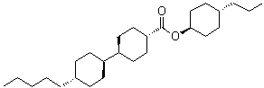 CAS 登录号：94732-93-1, (反式,反式)-4'-戊基-[1,1'-联环己烷]-4-羧酸 反式-4-丙基环己基酯