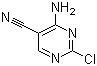 4-Amino-2-chloro-5-pyrimidinecarbonitrile molecular structure (CAS 94741-69-2)