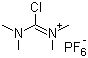 structure of CAS# 94790-35-9, N,N,N',N'-Tetramethylchloroformamidinium hexafluorophosphate