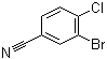 3-Bromo-4-chlorobenzonitrile molecular structure (CAS 948549-53-9)