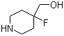 structure of CAS# 949100-11-2, 4-Fluoro-4-(hydroxymethyl)piperidine