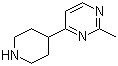 structure of CAS# 949100-33-8, 2-甲基-4-(哌啶-4-基)嘧啶