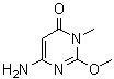 CAS 登录号：94940-32-6, 6-氨基-2-甲氧基-3-甲基-4(3H)-嘧啶酮