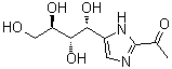 1-[5-[(1R,2S,3R)-1,2,3,4-Tetrahydroxybutyl]-1H-imidazol-2-yl]ethanone molecular structure (CAS 94944-70-4)