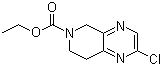 structure of CAS# 949922-49-0, Ethyl 2-chloro-7,8-dihydropyrido[3,4-b]pyrazine-6(5H)-carboxylate